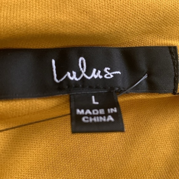 Lulus Yellow & Blue Pleated Maxi Dress Size L - Picture 9 of 14